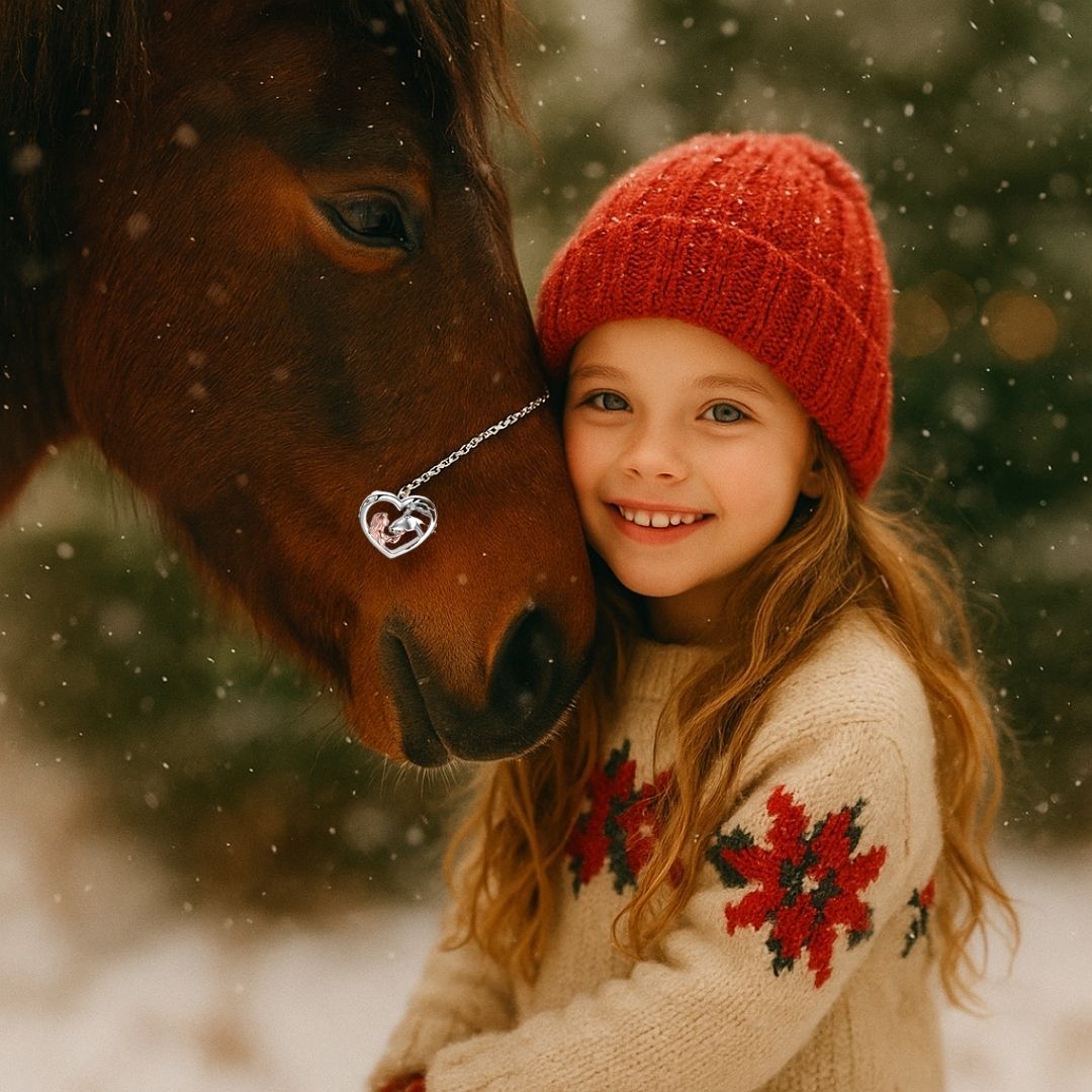 Lovas Szeretet Ezüst-Rózsaarany Karkötő
