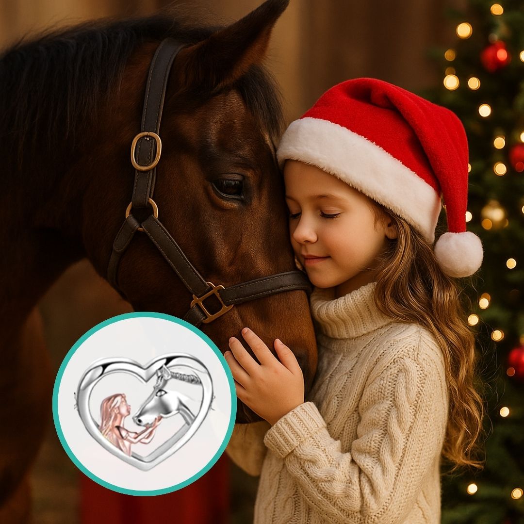 Lovas Szeretet Ezüst-Rózsaarany Karkötő